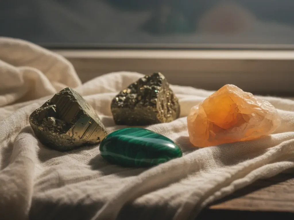 Cristais sensíveis que não devem ser energizados à lua